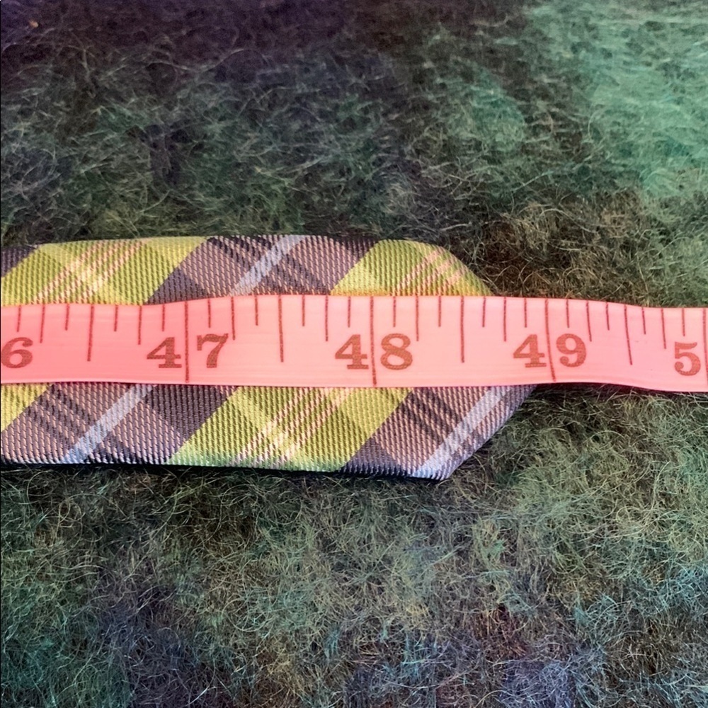 Chaps Green and Blue Plaid Boy’s Neck Tie Classic Accessories - Picture 8 of 9